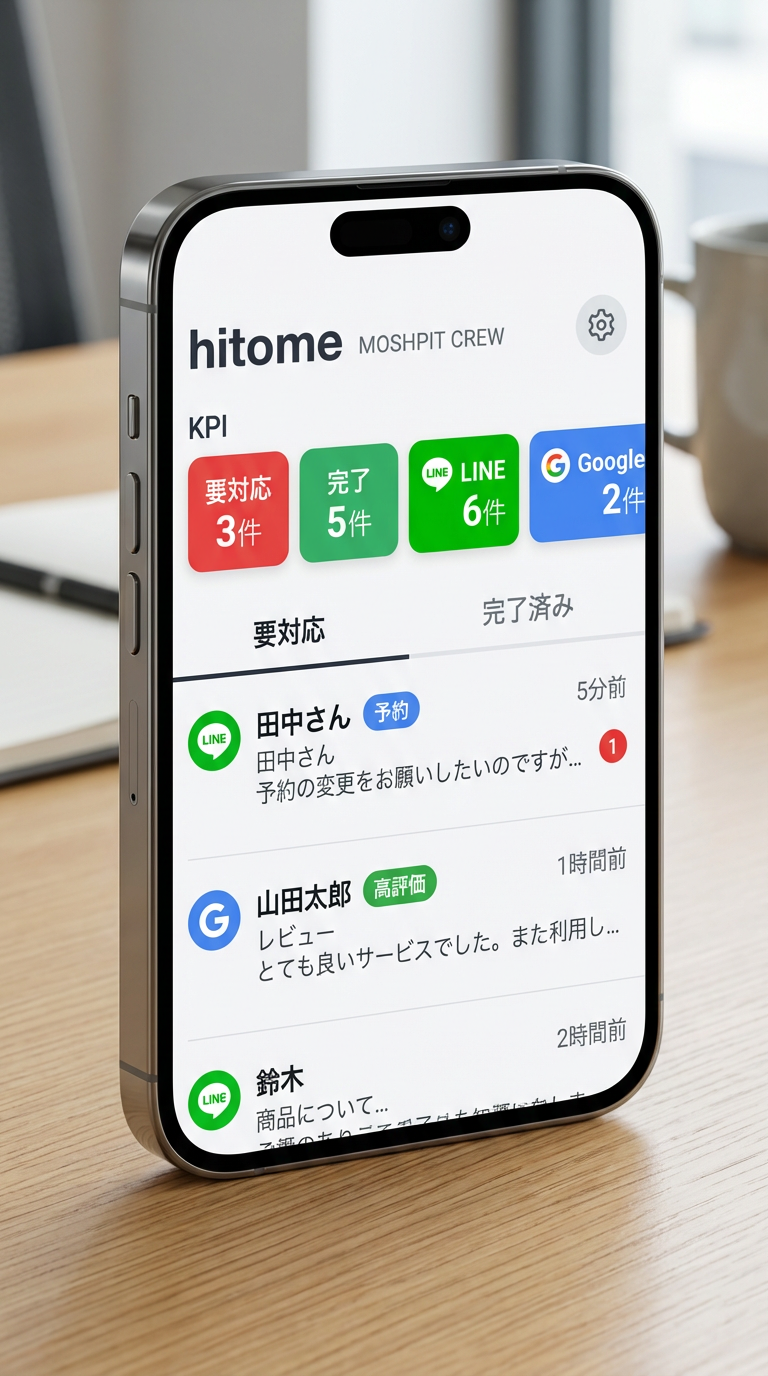 hitome管理画面
